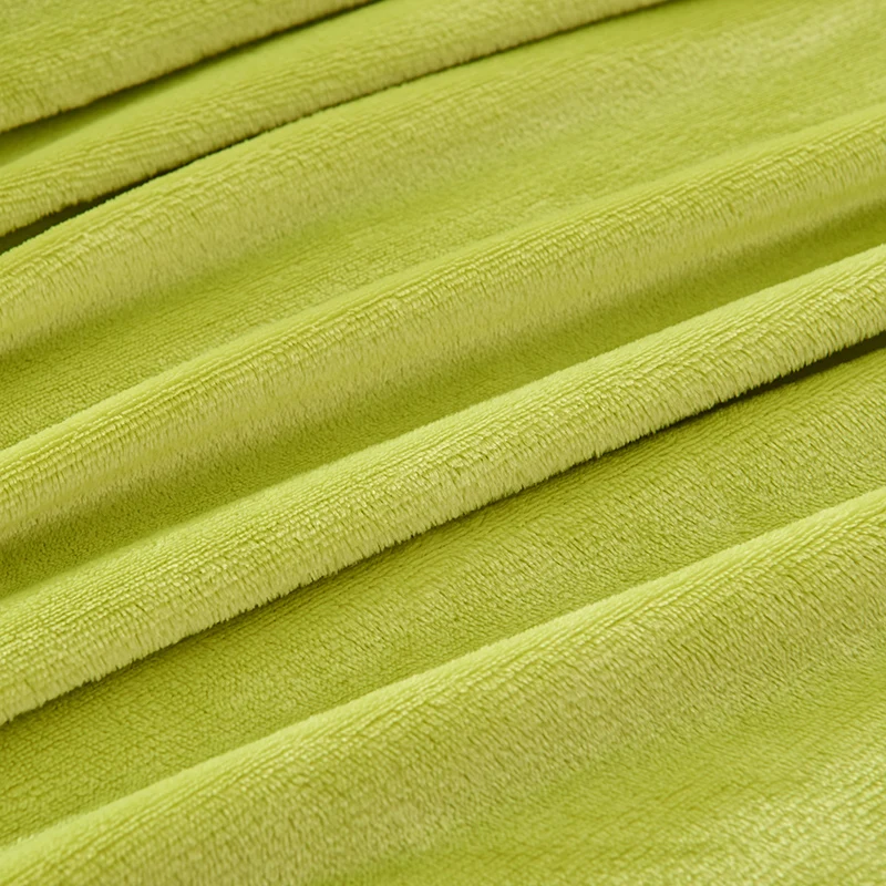 Зеленый и чистый модный Рождественский подарок одеяло на кровать диван