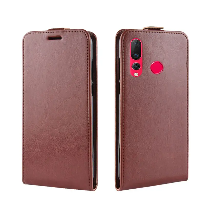For Huawei Nova 4 Case Luxury PU Leather Flip Card slot Phone Protective Nova4 Back Cover | Мобильные телефоны и