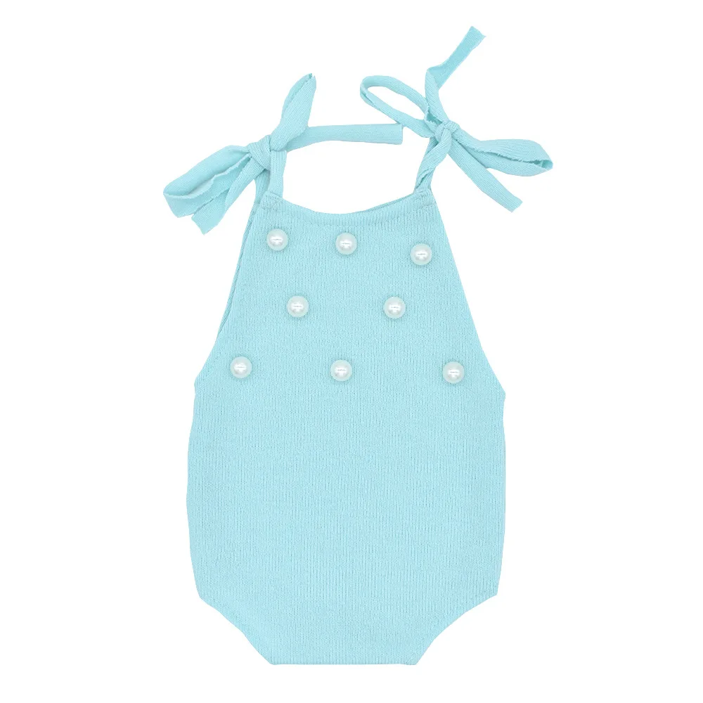 Вязаный комбинезон для новорожденных Детский фотосессии принцессы маленьких