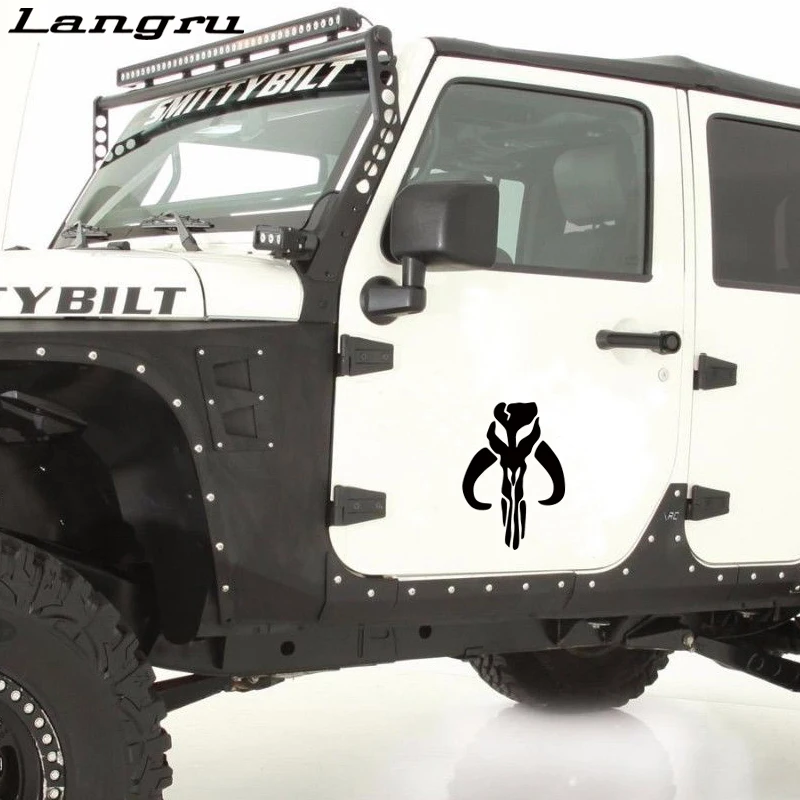 Langru горячая Распродажа наклейка в виде черепа виниловая Звездные войны стильная