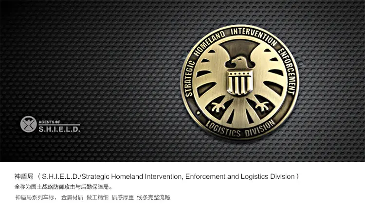 Винтажный Бронзовый Толстый металлический щит s.h.i.e.l. D. Круглая птица Тотем эмблема логотип для автомобильного стайлинга тела топливный колпачок наклейка высшего качества