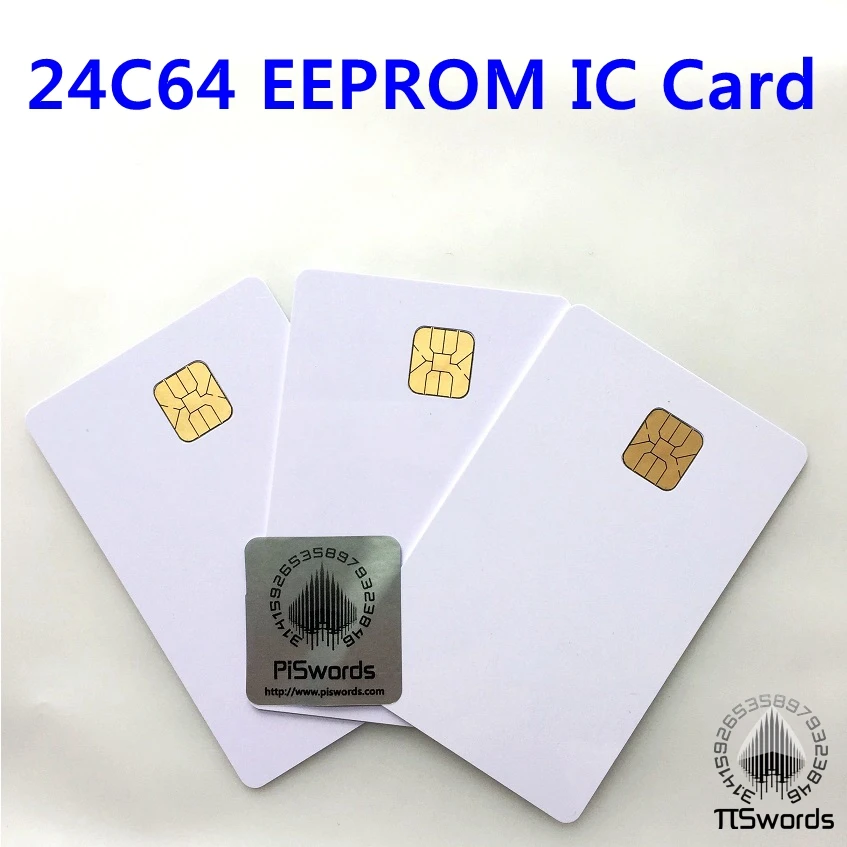 AT24C64 ISO7816 смарт-карта защищенная память 24C64 EEPROM пустой подключение смарт-карта IC