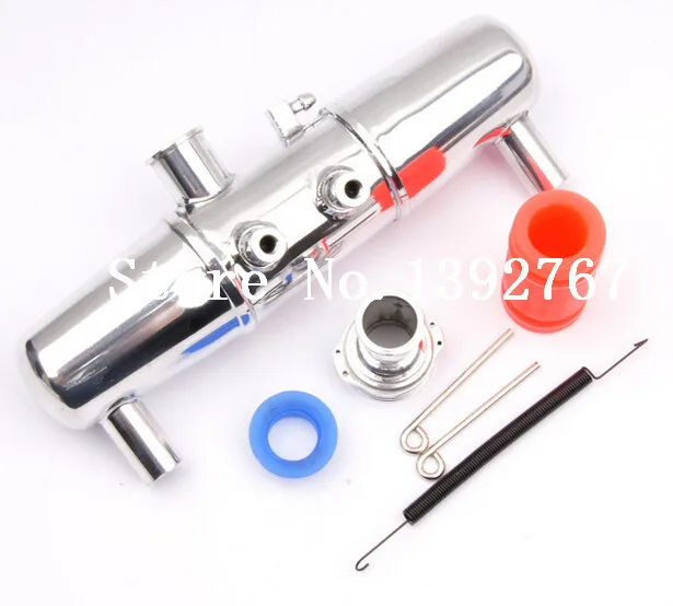 

HSP 08004 RC Model Aluminium Tuned Exhaust Pipe & Header for 1/8 Nitro gas Car HSP Recat