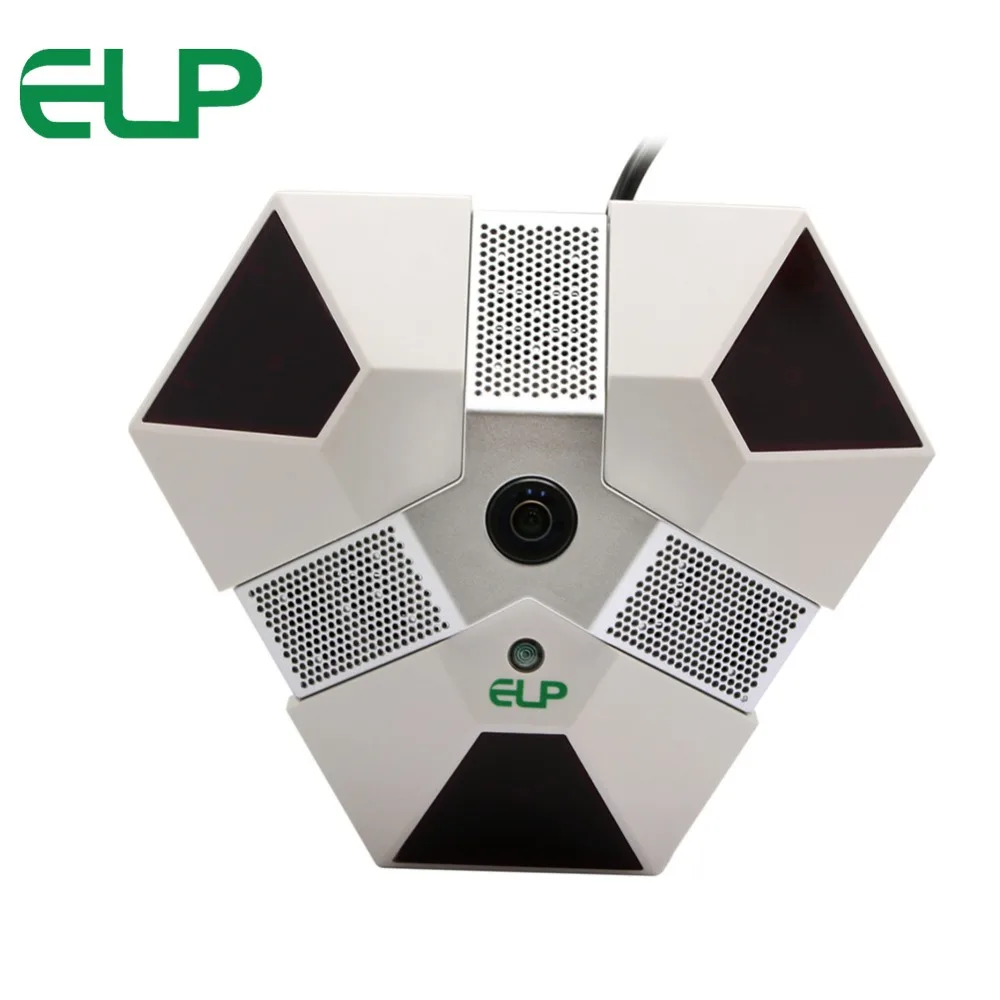ELP Onvif Fisheye 1080P IP камера POE ИК Ночное Видение с объективом 5MP 1 56 мм 2MP CMOS 360 градусов