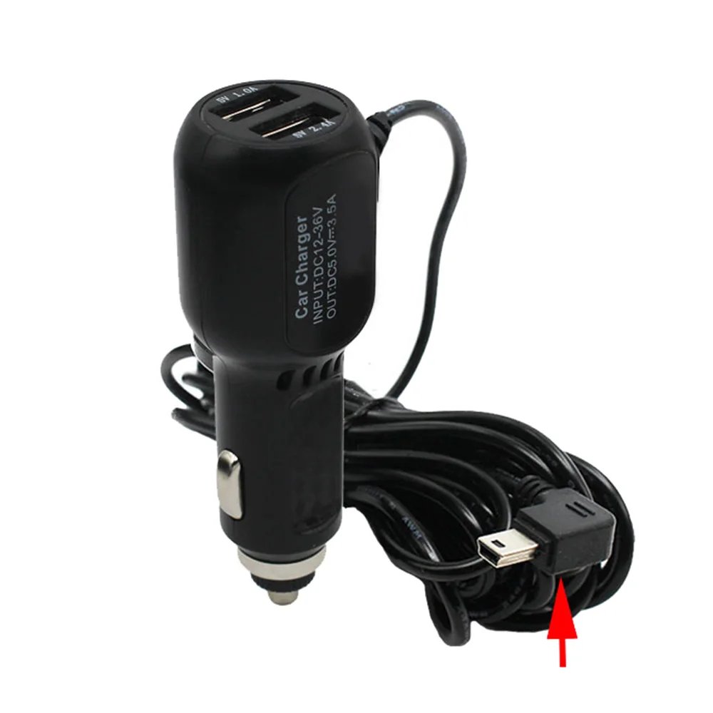 Автомобильное зарядное устройство с 2 USB портами 5 В 3 А|Кабели адаптеры и разъемы| |