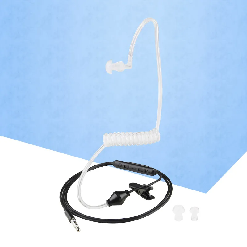 

Air Whirlpool Headphone M37 FBI Transparent Cell Phone Headset Anti-Radiation Headphones Suitable for Samsung Iphone
