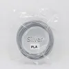 Silver Aokin 10 метров PLA 1,75 мм нити печатные материалы пластик для 3d принтера Ручка нити заправки 3D печать волоконная нить - Цвет: Silver