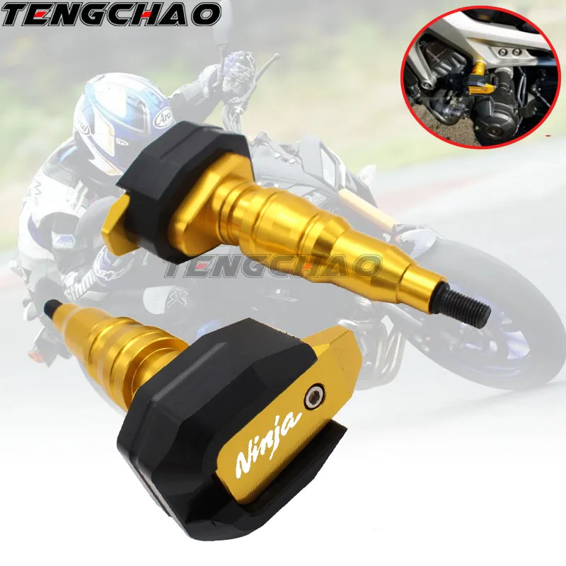 Защита мотоцикла Рамка слайдер обтекатель защита от Краш Pad протектор для KAWASAKI