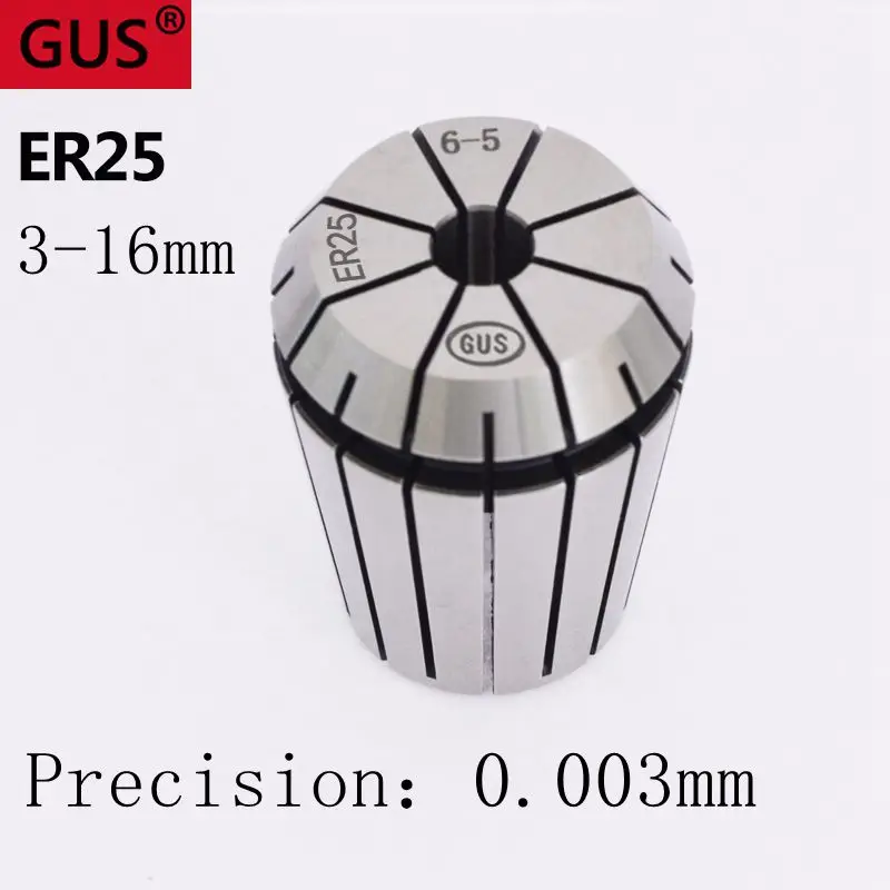 

1pcs 0.003mm high precision UP clamp ER25 engraving machine numerical control spring clamp AAA clamp3 4 6 8 10 12 14 16 3.175mm