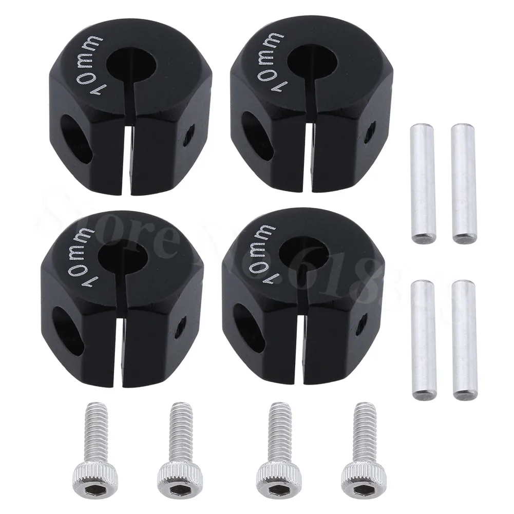 4 шт. алюминиевые шестигранные ступицы 12 мм толщина 10 приводные адаптеры для 1/10 RC