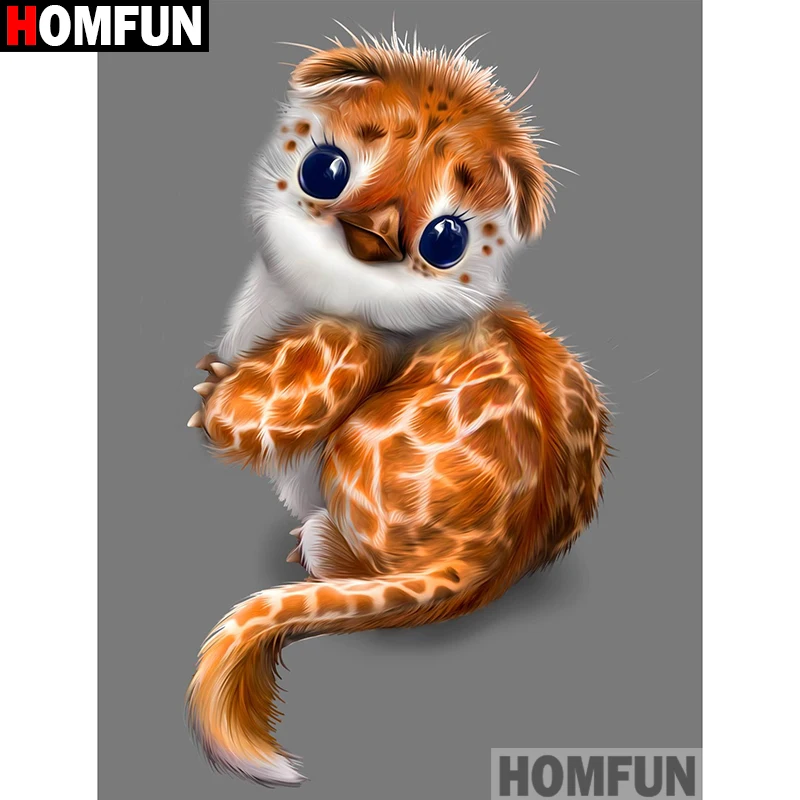 

Алмазная 5D картина HOMFUN «обезьяна», вышивка крестиком из квадратных/круглых страз «сделай сам», подарок для домашнего декора, A12335