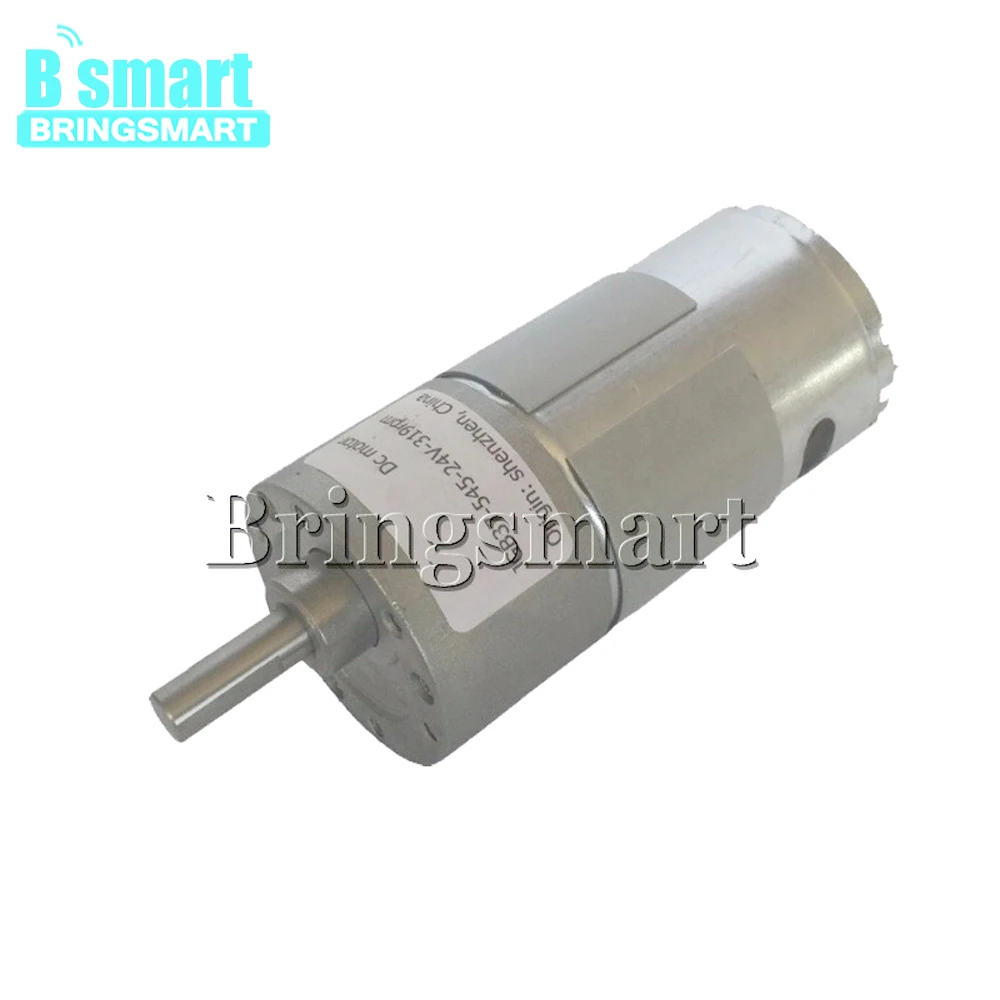 Bringsmart DC Мини Мотор JGB37-545 12V Шестерни Мотор DC 24V 7-1000 об/мин с обратный высокий крутящий момент мотор Применение для электронного дверного замка
