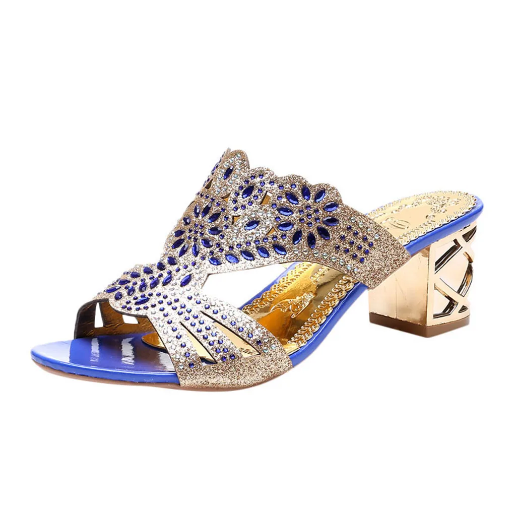 SAGACE/простые женские модные шлепанцы на высоком каблуке повседневные уличные