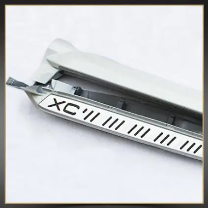 Crystal White Для Volvo XC60 2009 2010 2011 2012 2013 бег Панели авто боковые шаг бар педали Высокое качество Фирменная Новинка оригинальные модели - Цвет: Crystal White