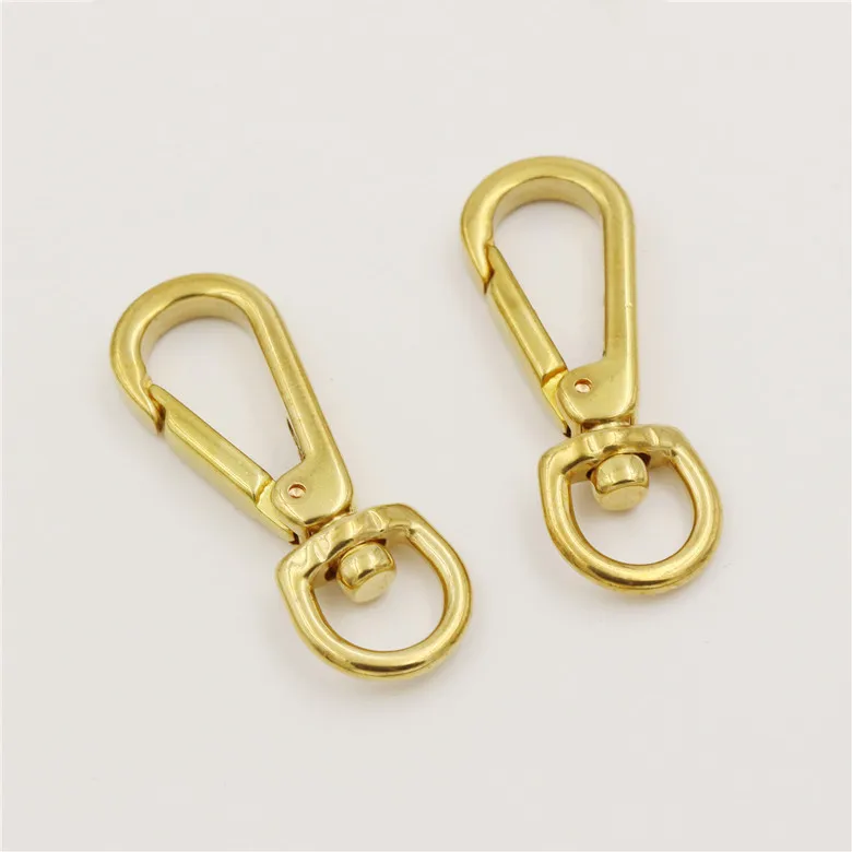 2X твердая латунь собачий ошейник пряжки с зажимом металлическая сумка ремень