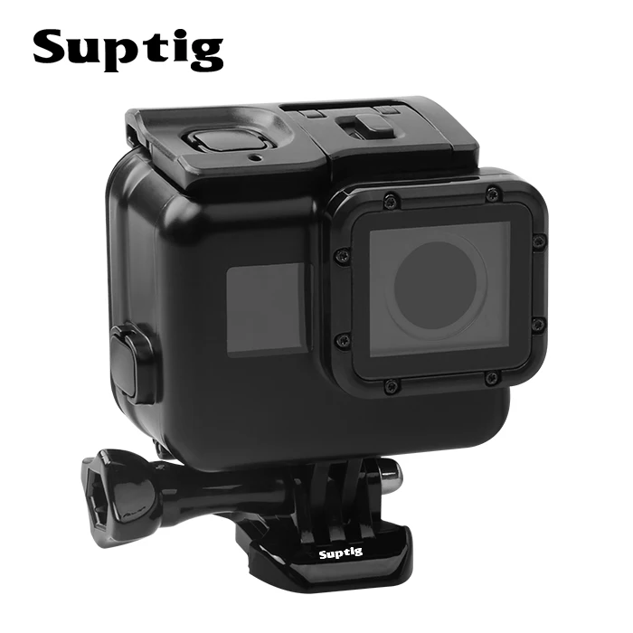 Водонепроницаемый чехол для Gopro Hero 5/6/7 черный подводный 60 м защитный