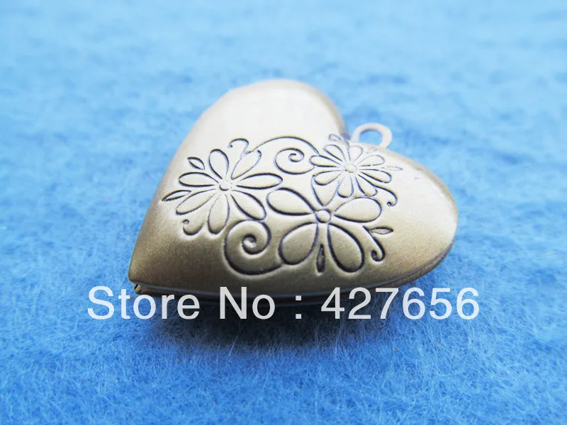 1 шт. Большая хорошая полировка фоторамка с цветочным орнаментом сердце медальон