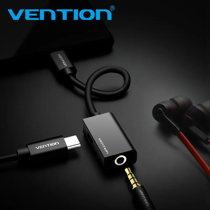 Vention USB Type C 3 5 мм адаптер для наушников зарядное устройство аудио кабель Aux Jack Xiaomi