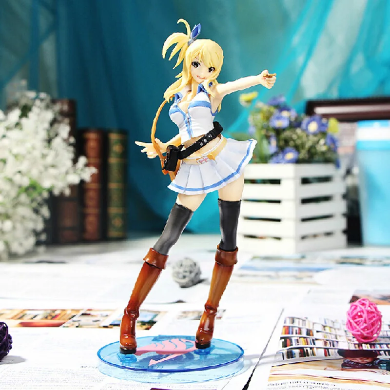 23 см аниме Люси шаржа PVC хартфилия Аниме Косплей Хвост Феи рисунок игрушки |