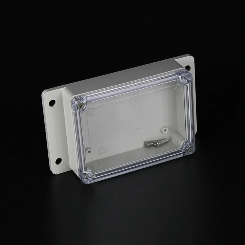 IP65 115x85x35 мм водонепроницаемая распределительная коробка прозрачная пластиковая проектная коробка Клеммная прозрачная уличная коробка для крепления на стену