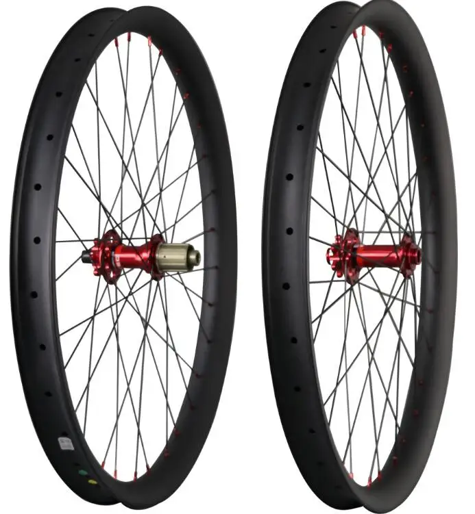 UD matt Boost 650B плюс горные карбоновые колеса 27,5+ mtb велосипед Колесная 50 мм ширина клинчер без крючка готов китайский бренд - Цвет: UD matt