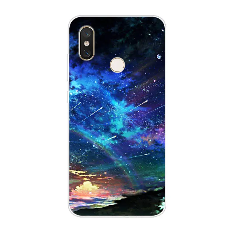 Чехол для Xiaomi Mi 8 чехол Mi8 силиконовая задняя крышка телефона мягкий из ТПУ