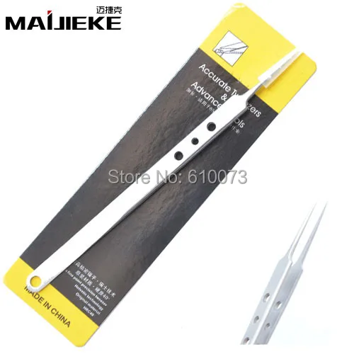 

MAIJIEKE Accurate Electronics Tweezers Set Kit Ultra fine point precision tweezer Helvetic tech HRC 40 Phone Repair Multi Tools