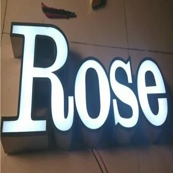 

shop signage Outdoor yangyu sign high brightness illuminated front light acrylic led letters