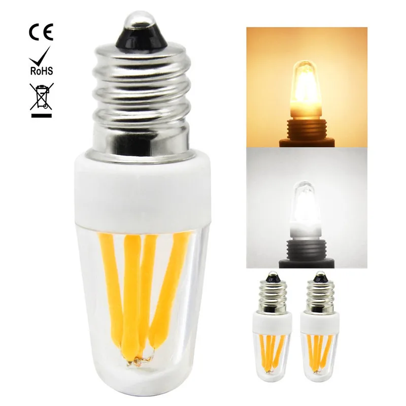 E12 LED light Bulbs Dimmable 2W Equivalent to 25 Watt Halogen Bulb 220V-240V Base White lamp | Лампы и освещение