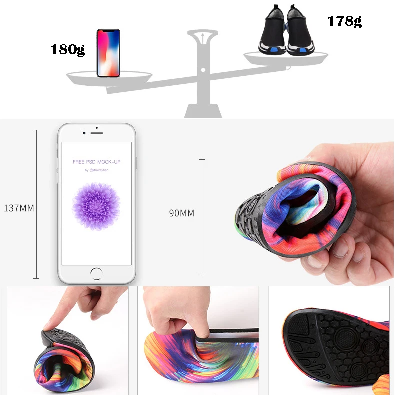 Быстросохнущие пляжные сандалии Aqua для мужчин и женщин 2019 унисекс