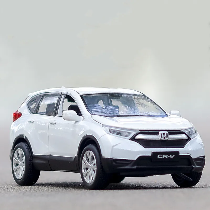 Горячая Распродажа 1:32 Honda CRV цинковый сплав внедорожная модель автомобиля, детский внедорожник игрушка звук и свет оттяните назад металлическая модель