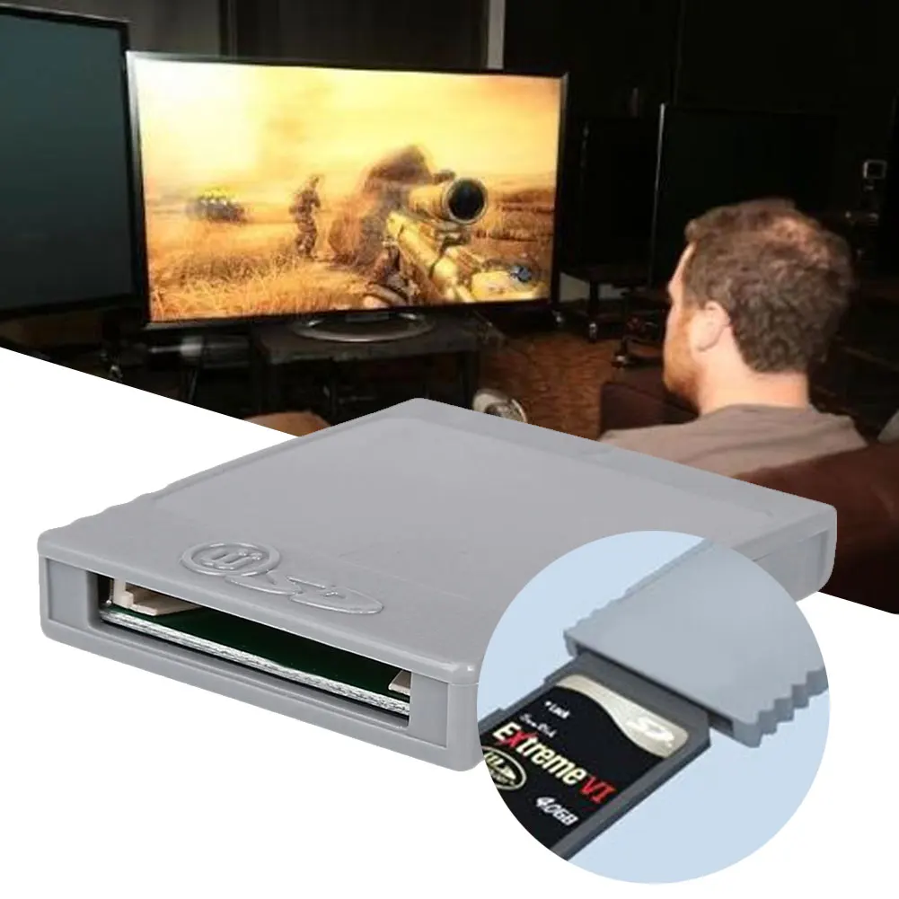 Флэш-память SD адаптер конвертера карт для игровой консоли nintendo wii/геймкуб