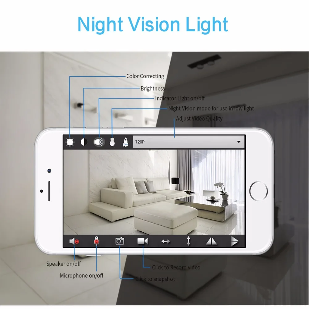 Micro WIFI Mini Camera HD 720P With Smartphone App And Night Vision IP Home Security Video Cam Bike Body DV DVR Magnetic Clip Vo |