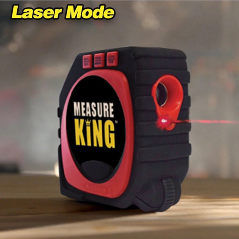 3 в 1 измерительная лента с рулонным шнуром режим измерения king High Impact Professional