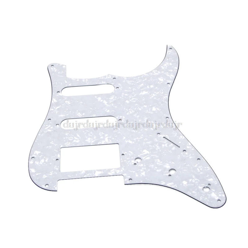 1 шт. гитарные части 3Ply электрогитара накладка царапина пластина для Stratocaster Белый жемчуг N06 Dropship