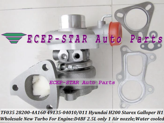Бесплатная доставка TF035 28200 4A160 49135 04010 04011 турбо для HYUNDAI H200 Starex Galloper H1 D4BF 2.5L|turbo