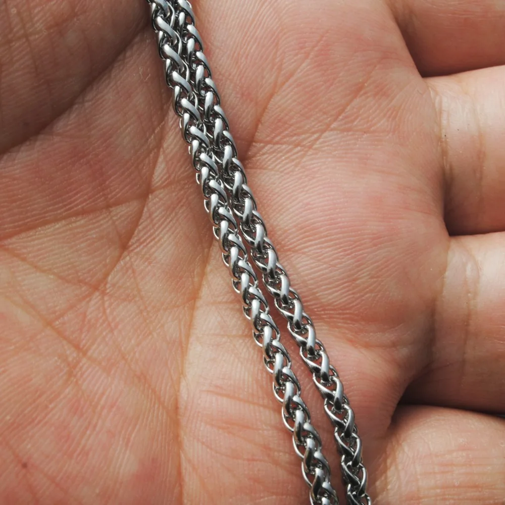 3/4/5/6mm Stainless Steel Mens Choker Chain Necklace 50/60/70/80cm Length Lobster Clasps Female Gift Jewelry Accessories | Украшения и