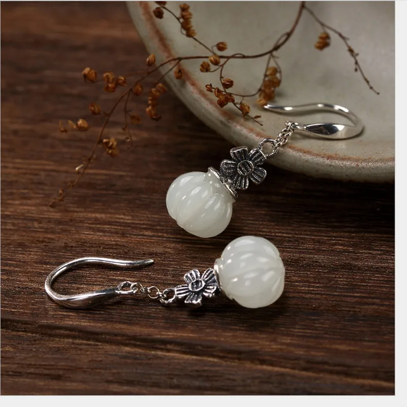 Женские серьги из серебра 925 пробы с цветком сливы | Украшения и аксессуары