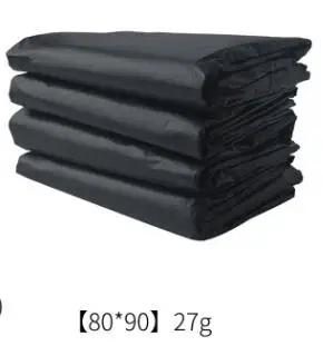 80x90cm 3.8s 30pcs 9 Размер 3 Толщина большой плоский Топ Тип ультра сильные мешки для мусора утолщенные экологически чистые отель сад ежедневное использование мусора черные мешки - Цвет: 80x90cm 3.8s 30pcs
