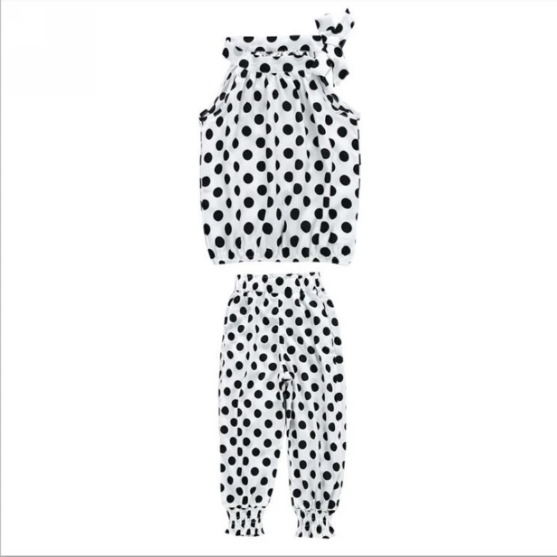 Комплекты одежды из 2 предметов летнее платье для девочек новый костюм футболка