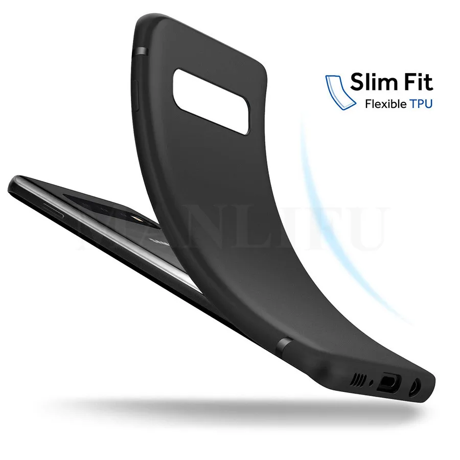 Мягкий силиконовый черный тонкий мягкий ультра Slim Fit матовая гибкий TPU чехол для