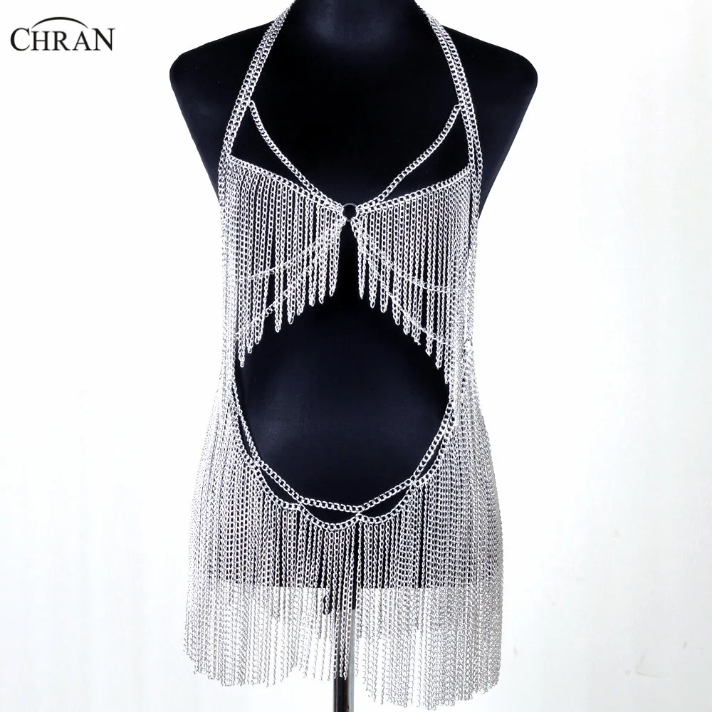 Chran новинка модное многослойное пляжное мини-платье с кисточками и открытой