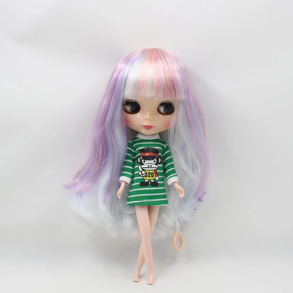 Продажа бесплатная доставка телесный цвет doll красочные волосы Blyth (BLWS 996) | Игрушки