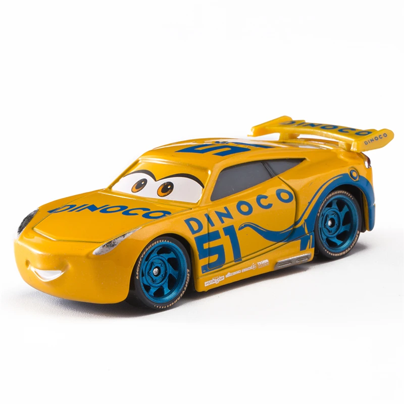 Disney машинок пиксара и с рисунками из мультфильма «Тачки 2 3 №36 гоночный автомобиль Lightning McQueen Джексон Storm Крус Mater 1:55 Diecast металлического сплава Модель автомобиля игрушки подарки
