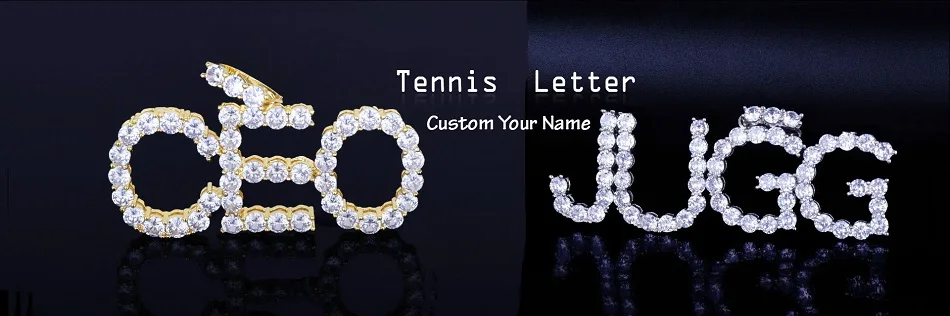 Сердце с кулон-стрела ожерелье с 4 мм теннисная цепочка золотой цвет AAA кубический циркон мужские Хип Хоп рок ювелирные изделия