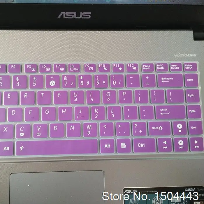 Силиконовая Защитная пленка для клавиатуры Asus S400Ca S46C Y481C A455L A43S K45V W419L X403M X450C