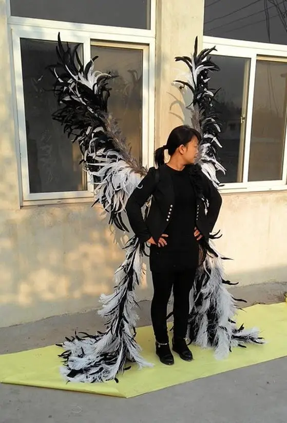 Модное женское нижнее белье ручной работы с большими крыльями модель для шоу