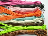 100 meters mixed color korean waxed cord thread line 1 5mm for jewelry string 10 color
