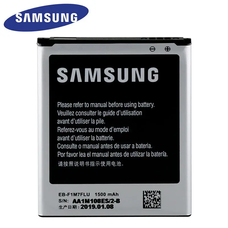 Оригинальный аккумулятор samsung для Galaxy S3 Mini i8160 i8190 i8200 1500 мАч EB F1M7FLU без NFC 3 Pin|s3 mini