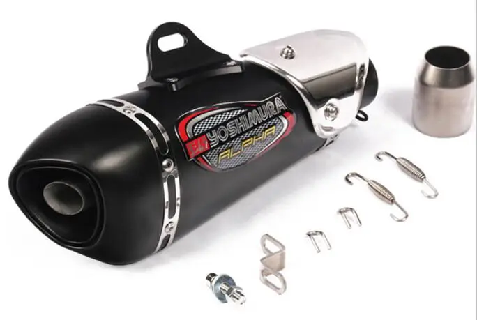 Yoshimura Новейший 36-51 мм на входе Yoshimura Мотоцикл выхлопная труба глушителя Pitbike husqvarna Motocross xmax 400 gsx250r bws 125 f800r fz6 - Цвет: Yoshimura
